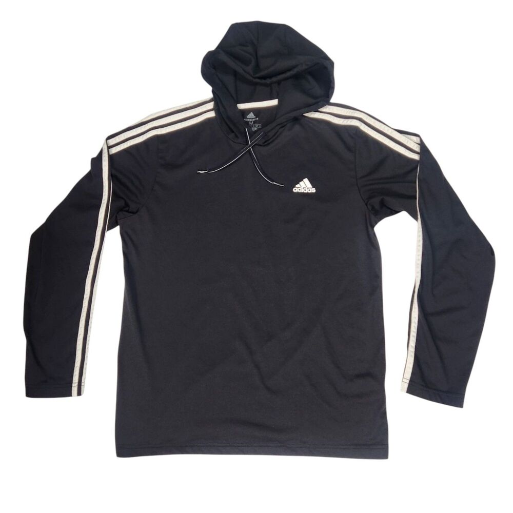 Adidas Hoodie Mens M Lightweight Aeroready Pullover Activewear Sports